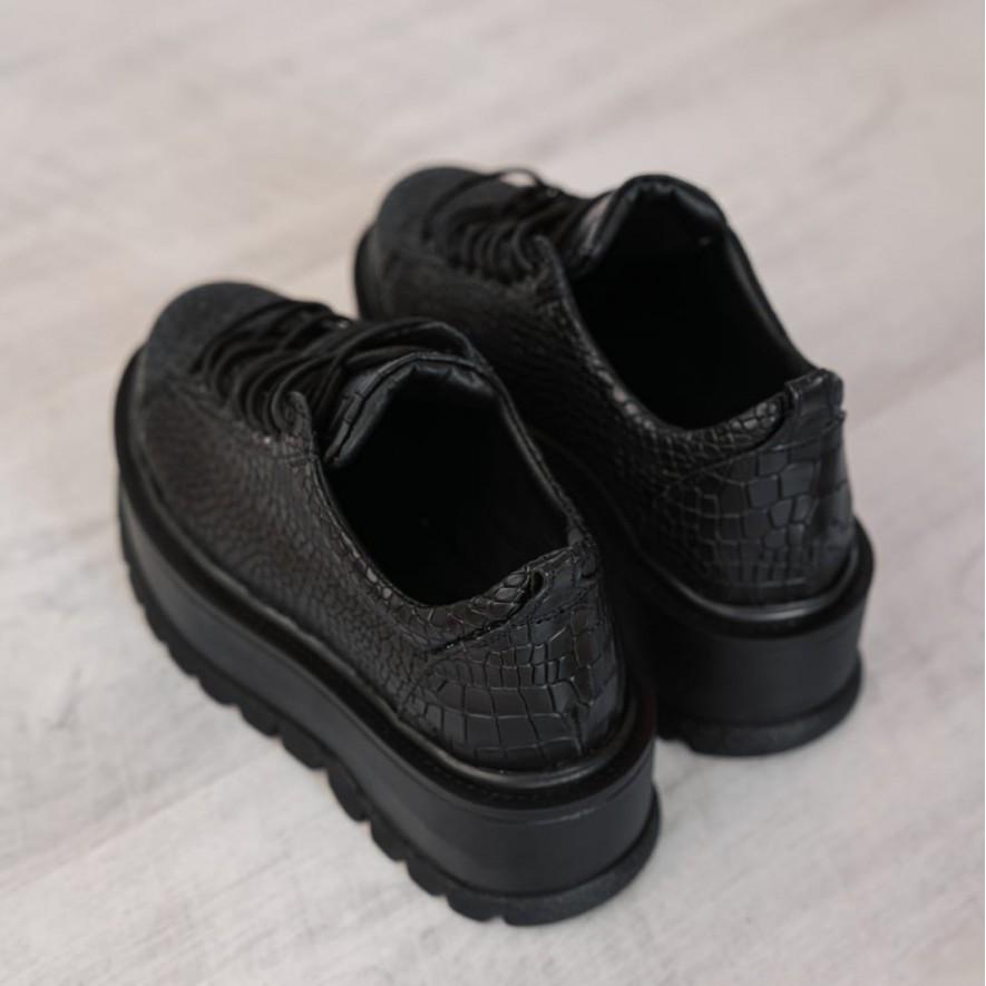 *. Sneakers - Medellin - Croco Black 
